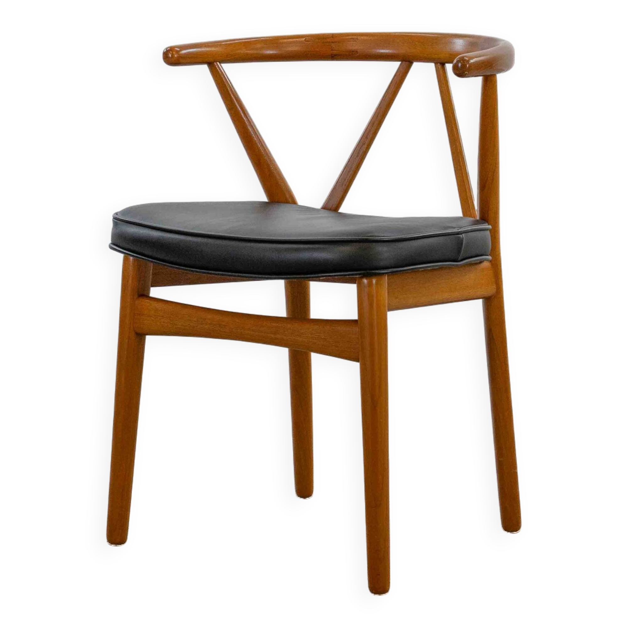Fauteuil modèle 255 de Henning Kjaernulf pour Bruno Hansen