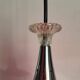 Suspension Space Age in opaline enamel with chrome finish, circa 1960.