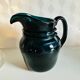 Vintage turquoise blue carafe