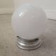 Applique, plafonnier boule opaline Art Déco