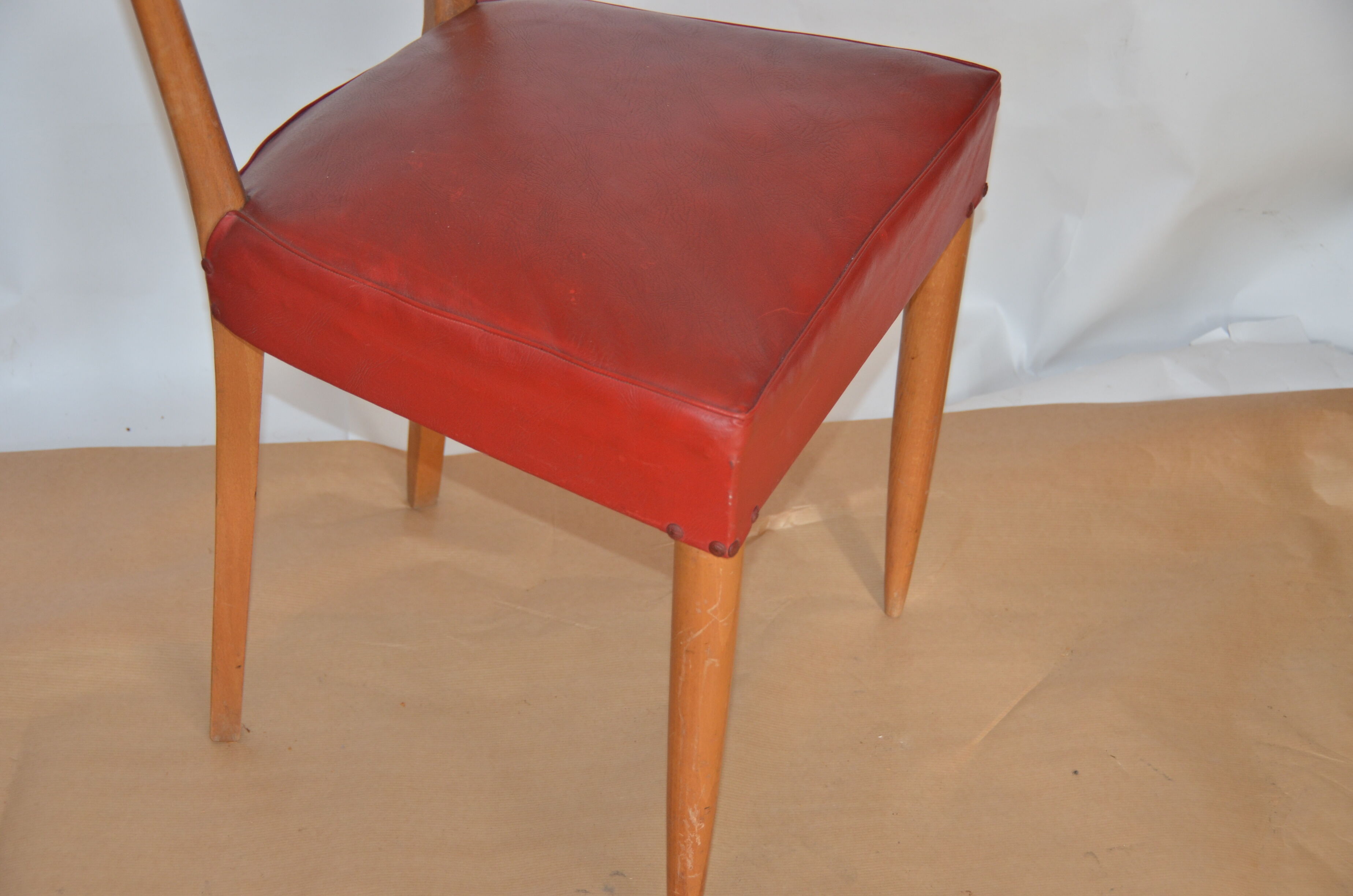 Series of six vintage chairs