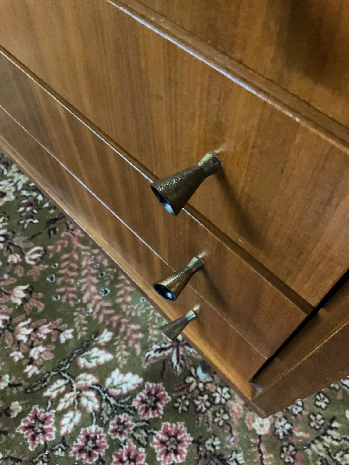Vintage teak bar/secretary cabinet