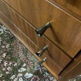 Vintage teak bar/secretary cabinet