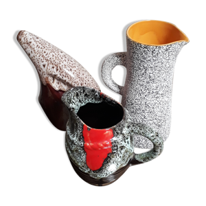 Lot de 3 vases et céramiques,