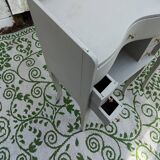 Pair of gray bedside tables