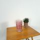 Vintage Vintage Pink Glass Vase Italy, Flower Vase