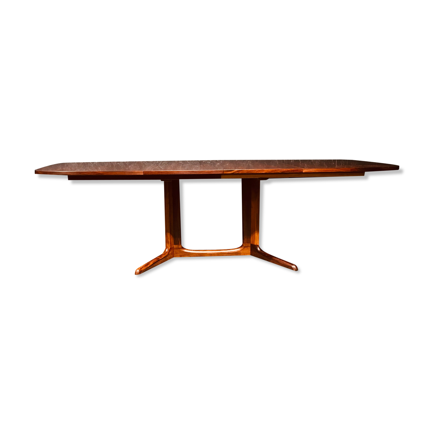 Table extensible danoise en bois de rose