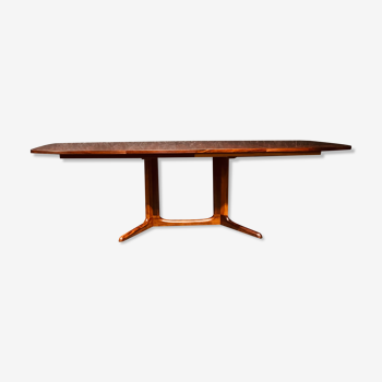 Table extensible danoise en bois de rose