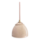 Beige ceramic lamp and decorative bowl