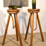 Pair of bar stools, 50-60 years