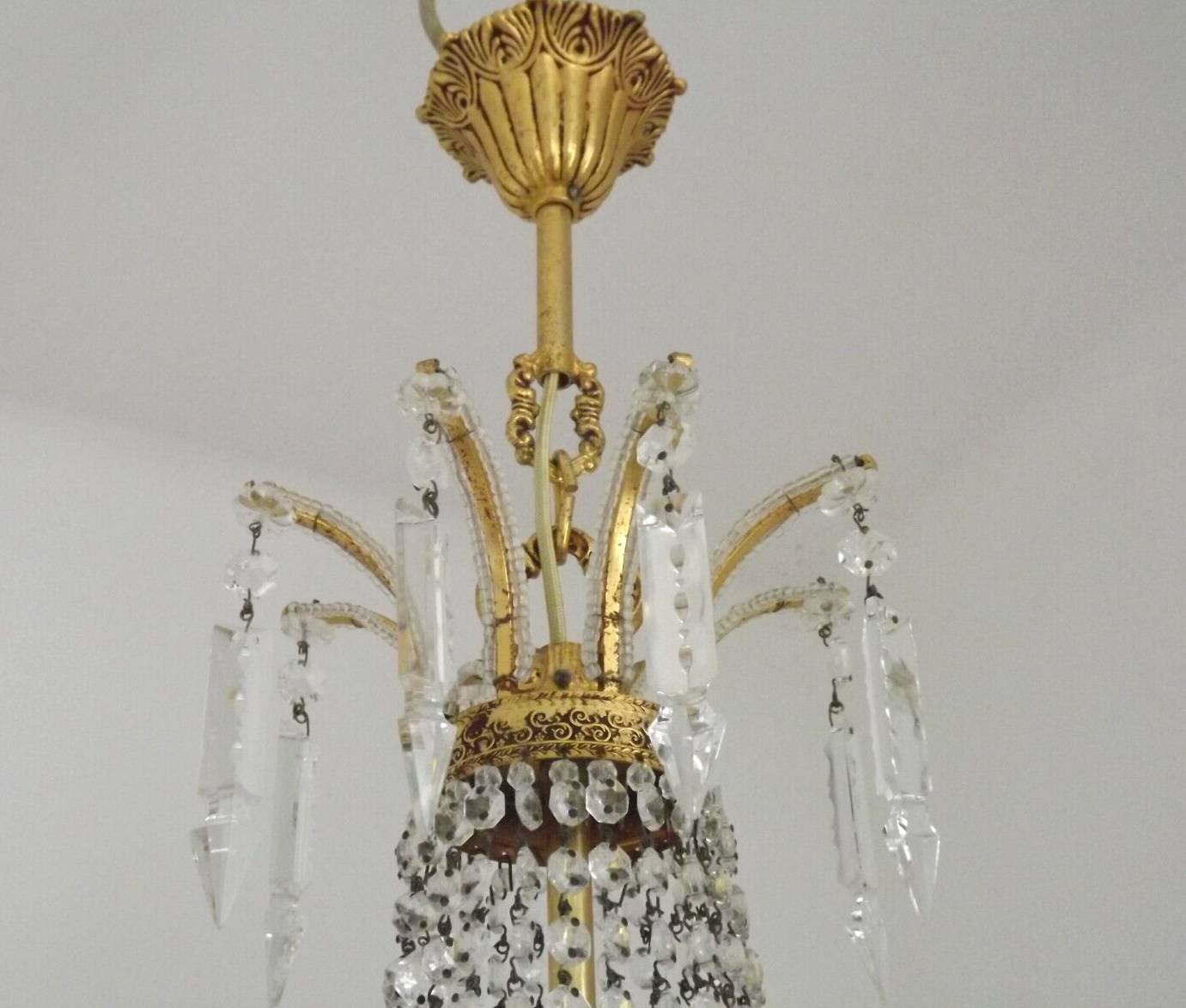 Lustre balloon 8 arms 12 lights