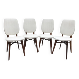 4 chaises en teck design 1960