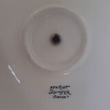 Service 7 pieces pattern fish and shells by Guy Trévoux for Henriot, Quimper