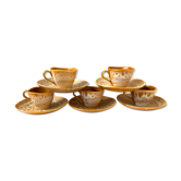 Tasses à café modèle fauve