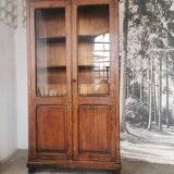 Display cabinet, oak bookcase from the 20s