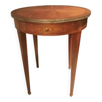 Marquetry guéridon in Louis XVI style
