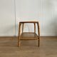 Table basse bambou et verre