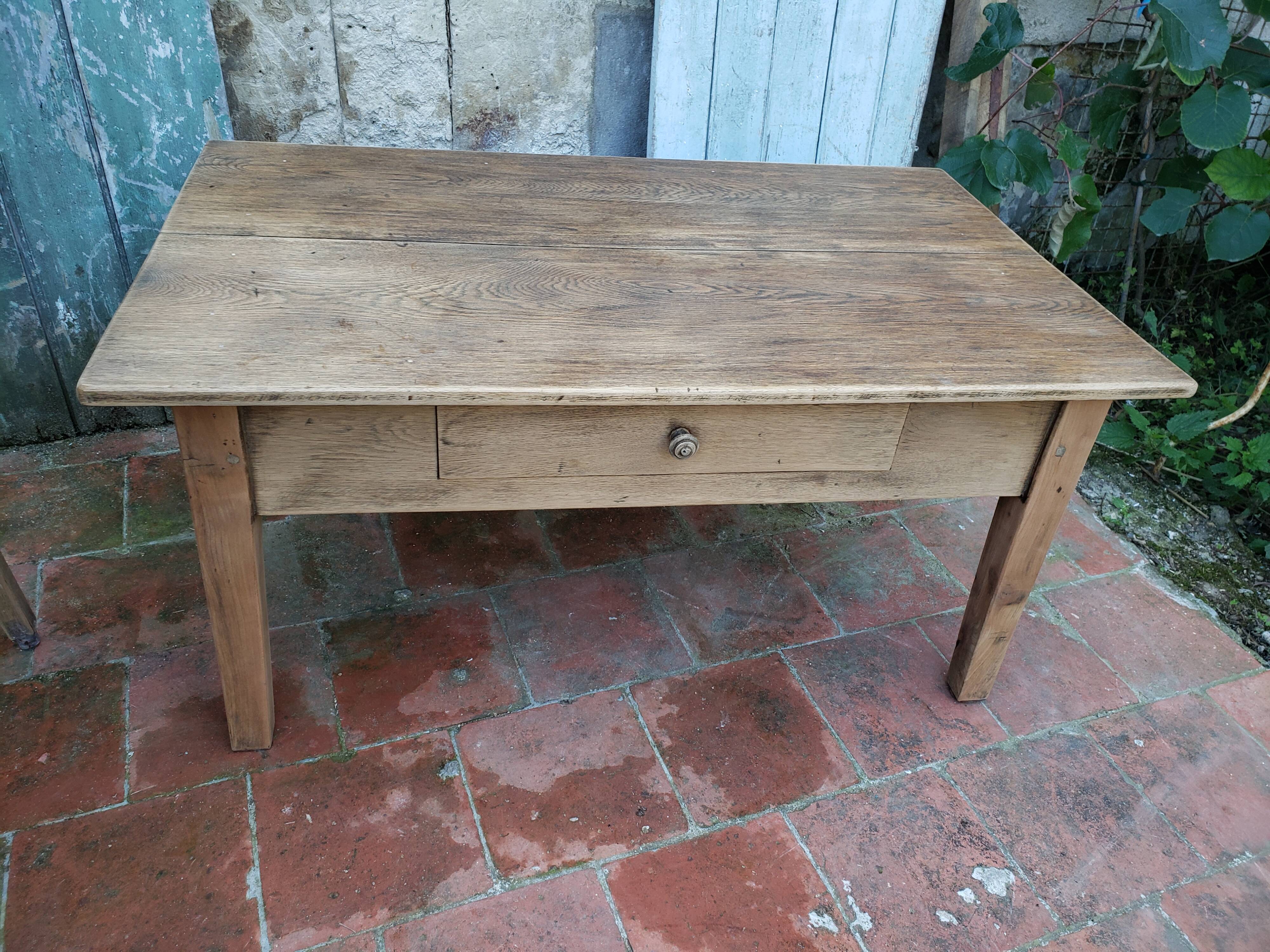 Farm table coffee table "langeais"