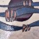 Enamelled lava plaque jean jaffeux volvic mozac ceramic 1960s mid century