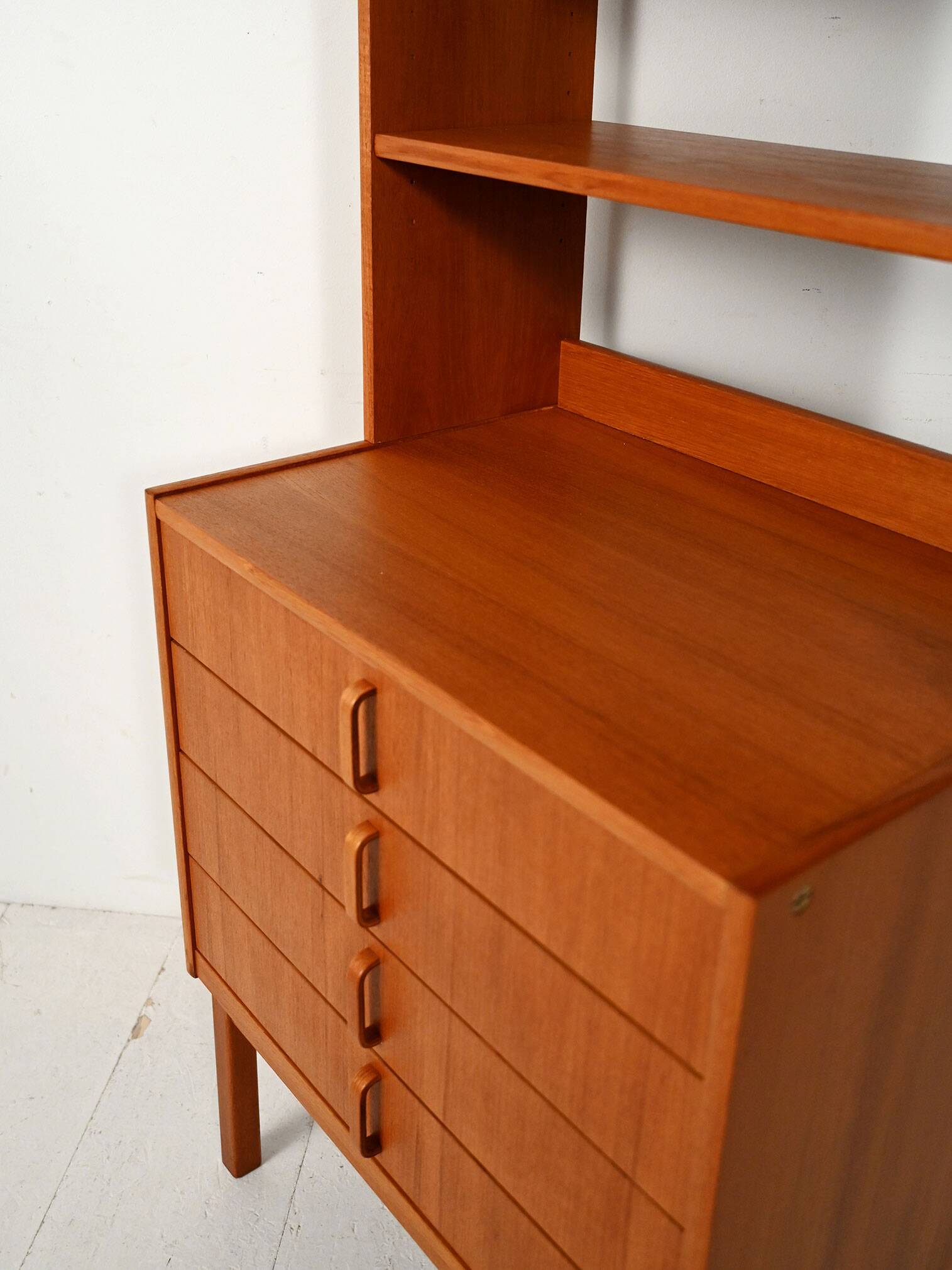 Scandinavian teak bookcase by Bertil Fridhagen for Bodafors, 1960s