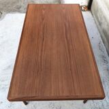 Table design extension Scandinavian Niel Otto Møller teak retro L260cm