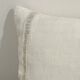 Coussin artisanal en toile ancienne style Kilim