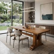 Oak farmhouse table