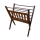 Wood magazine holder