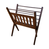 Wood magazine holder