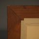 Thick framed vintage wall mirror