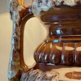 Lamp ceramic fat lava double lighting 70s