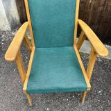 Set of 3 vintage 50s armchairs – Scandinavian design