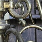 Lustre style hollandais en laiton  10 bougies