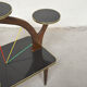 Table porte-plantes noir, 1960