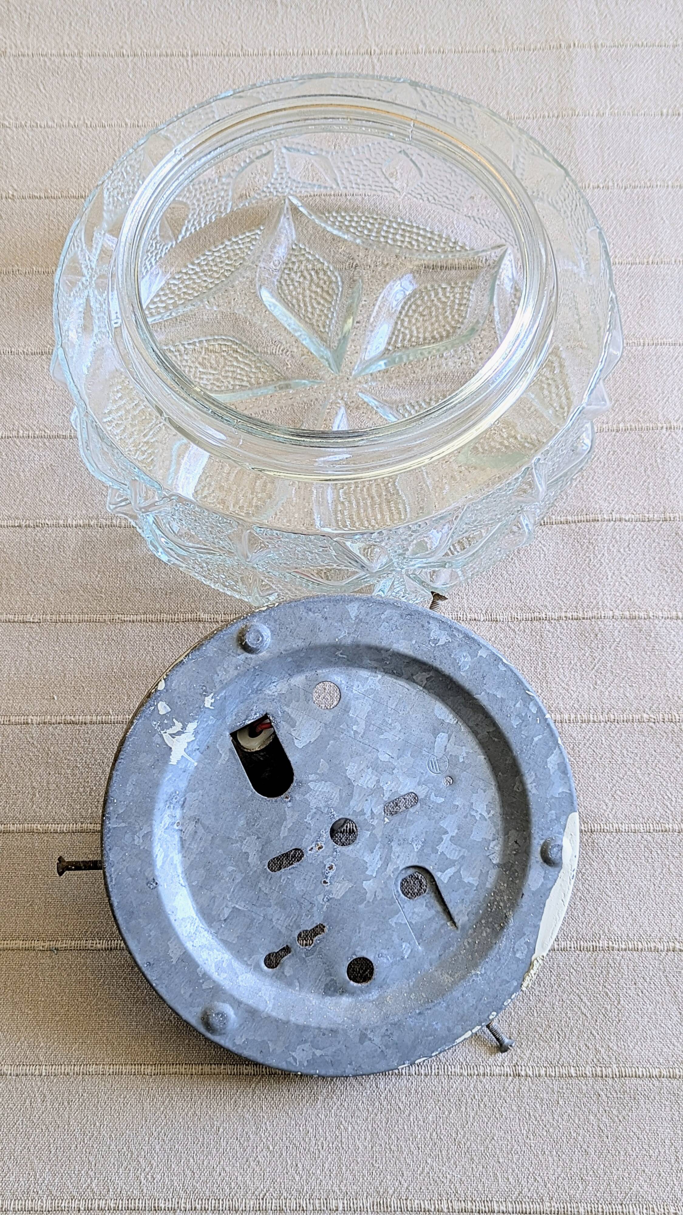 Plafonnier motif floral (L-0185-1)