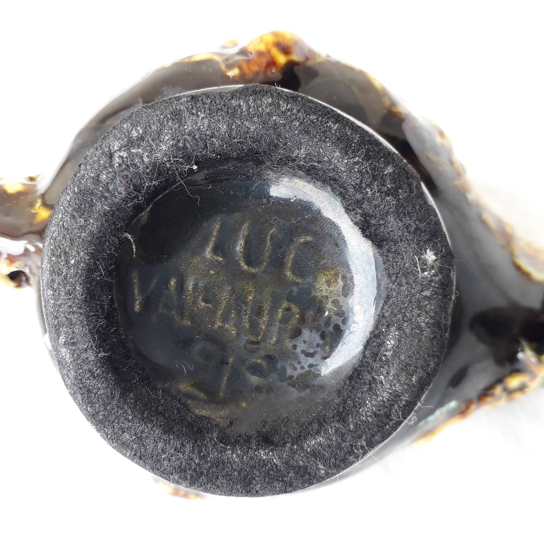 Ceramic candlestick from Vallauris