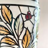 Vintage stained glass style pendant lamp