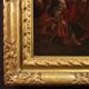 Antique painting from the 18th century, Esther fainting before Ahasuerus