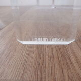 Plexiglas saddle David Lange