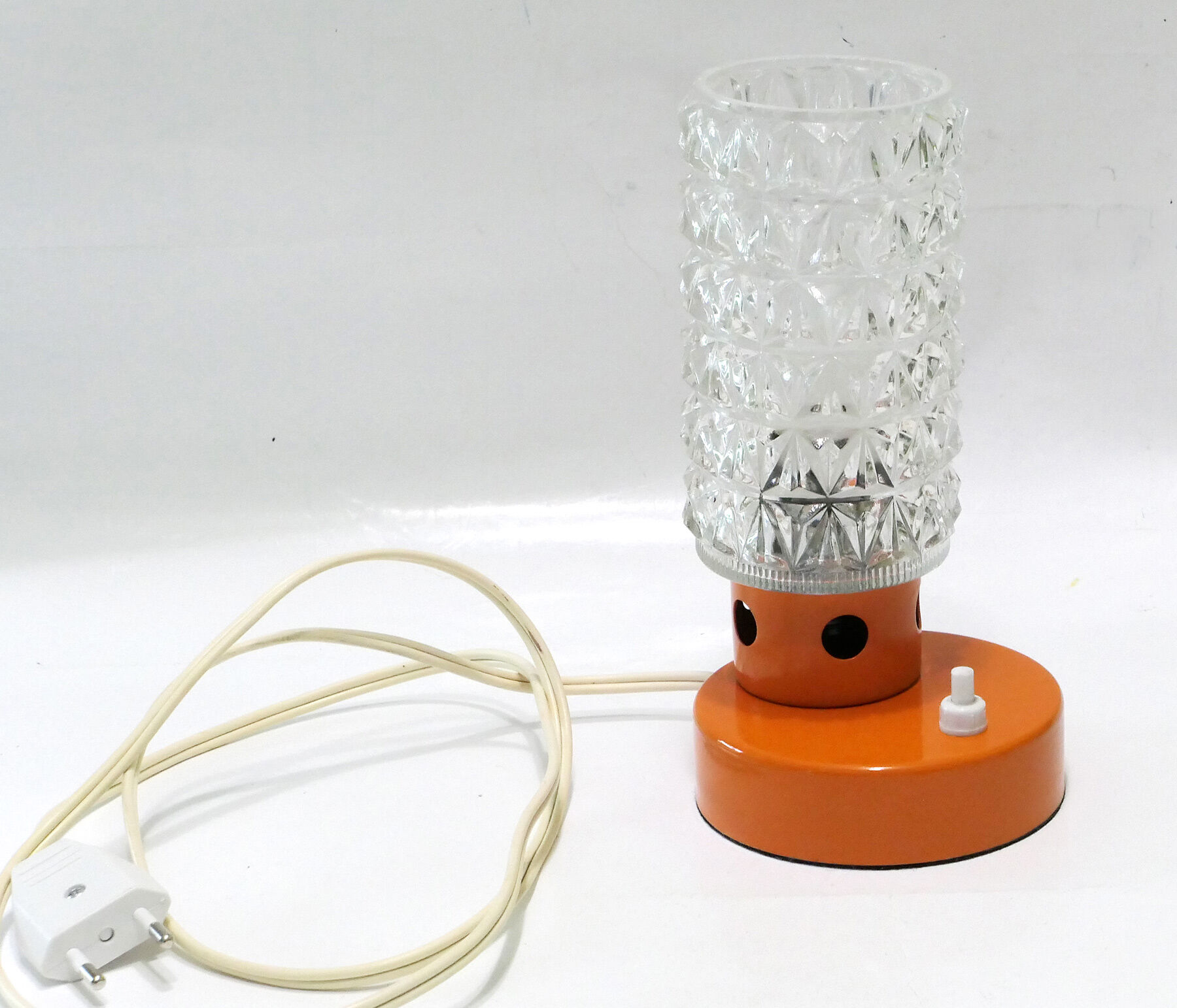 Lampe de table années 1960 orange
