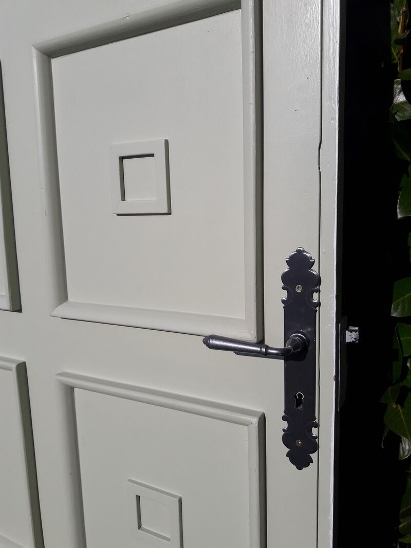 Door 207x99,5cm communication back panel molded