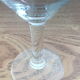 Glasses tasting digestive liqueur engraved