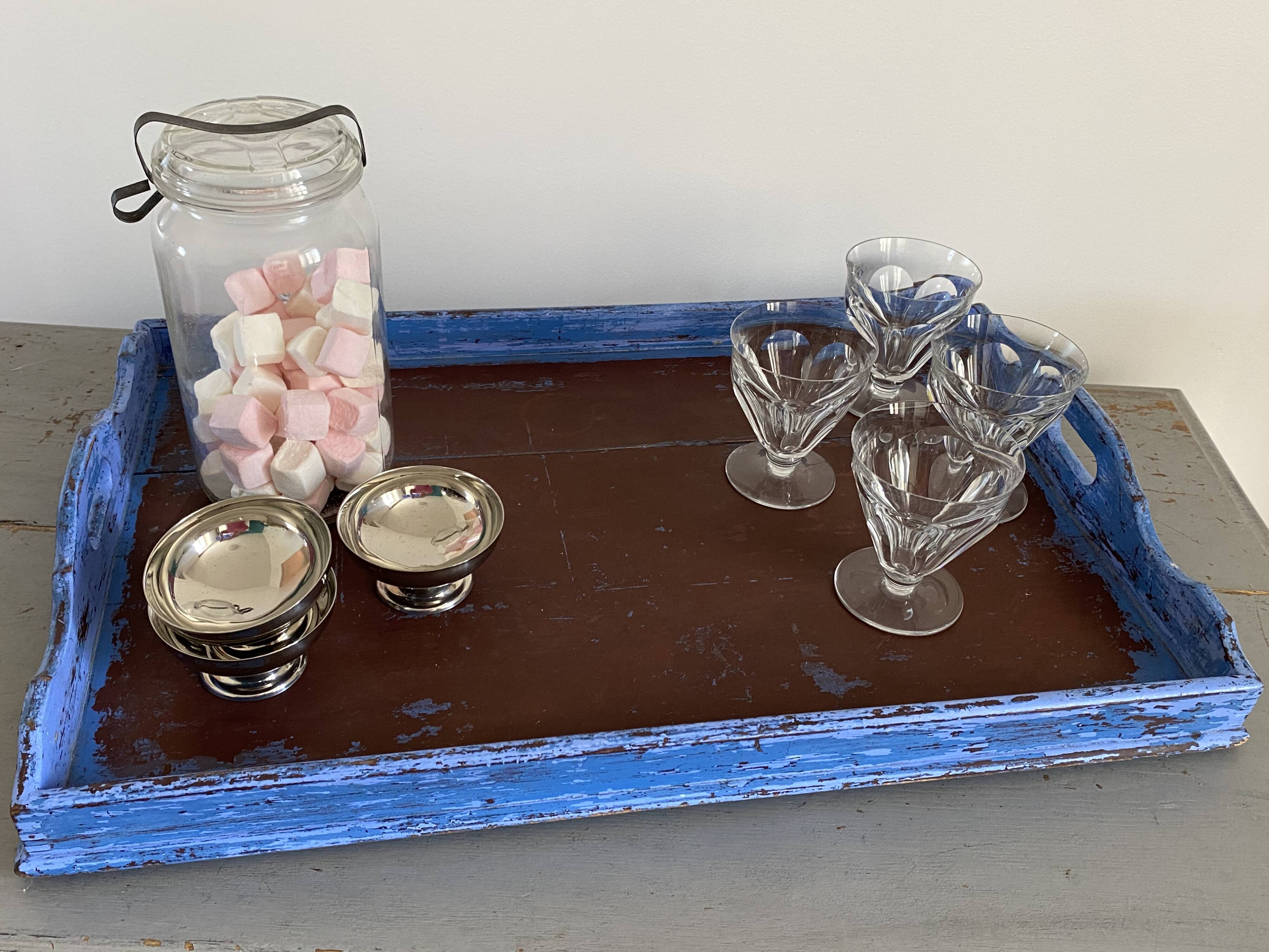 Large wabi sabi trendy tray