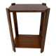 Table d'appoint en noyer d'époque Art déco