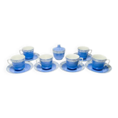 DGS Wałbrzych sugar bowl set with 6 cups