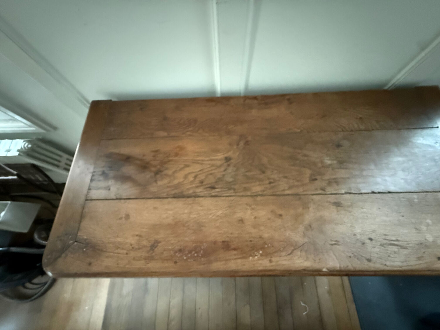 Large Louis-Philippe chest of drawers in solid oak - 140 cm