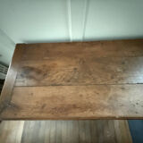 Large Louis-Philippe chest of drawers in solid oak - 140 cm