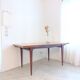 Danish vintage teak dining table from the 1960s.