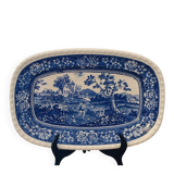 Large rectangular Villeroy & Boch "Rusticana" platter - Blue