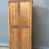 Former wardrobe of the Bank of France in light oak, 2 doors, years 30